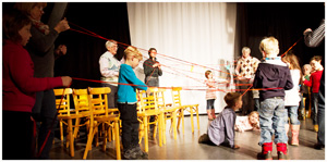mit Kindern Theater spielen